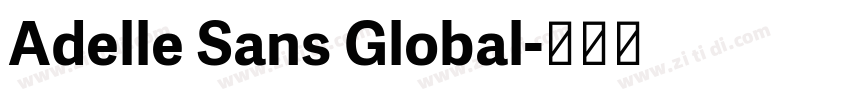 Adelle Sans Global字体转换